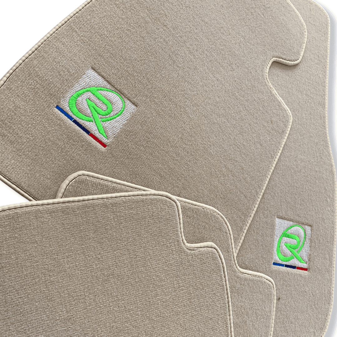 Beige Floor Mats For BMW iX (2022-2024) Brand Tailored Set Perfect Fit - AutoWin