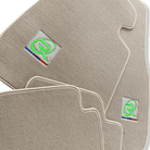 Beige Floor Mats For BMW iX (2022-2024) Brand Tailored Set Perfect Fit - AutoWin
