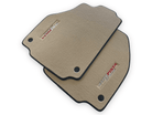 Beige Floor Mats For Ferrari 488 Pista Spider 2019-2021 - AutoWin