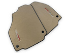 Beige Floor Mats For Ferrari 488 Pista Spider 2019-2021 - AutoWin
