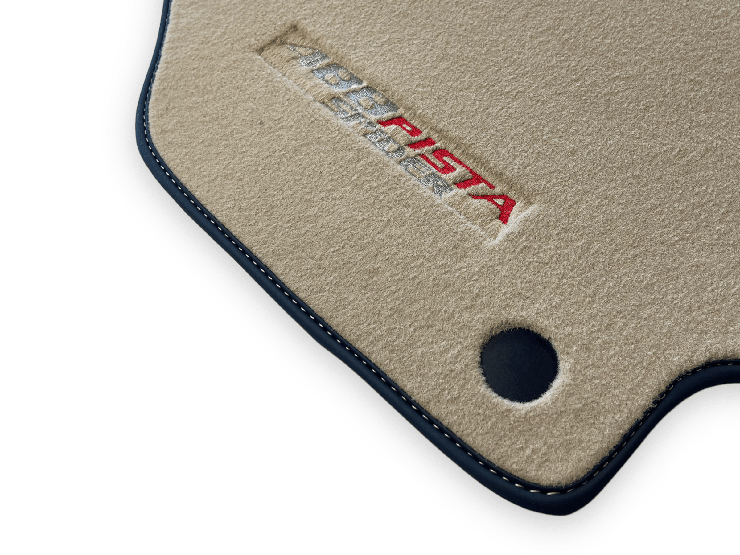 Beige Floor Mats For Ferrari 488 Pista Spider 2019-2021 - AutoWin