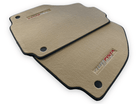 Beige Floor Mats For Ferrari 488 Pista Spider 2019-2021 - AutoWin