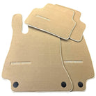 Beige Floor Mats For Mercedes Benz C-Class A205 Convertible Facelift (2018-2023) | Limited Edition - AutoWin