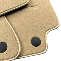 Beige Floor Mats For Mercedes Benz M-Class W166 (2011-2015) | Limited Edition - AutoWin