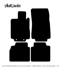 Beige Floor Mats For Mercedes Benz S-Class W220 (1998-2005) Long Wheelbase | Limited Edition - AutoWin