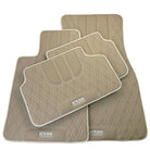 Beige Leather Floor Mats For BMW iX1 - U11 SUV - AutoWin