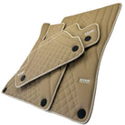 Beige Leather Floor Mats For Mercedes Benz C-Class W206 Sedan (2021-2023) | ER56 Design - AutoWin