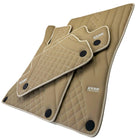 Beige Leather Floor Mats For Mercedes Benz E-Class C207 Coupe (2009-2013) | ER56 Design - AutoWin