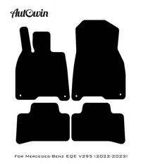 Beige Leather Floor Mats For Mercedes Benz EQE-Class V295 (2022-2023) | ER56 Design - AutoWin