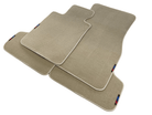 Beige Mats For BMW 5 Series F11 5-doors Wagon With M Package - AutoWin