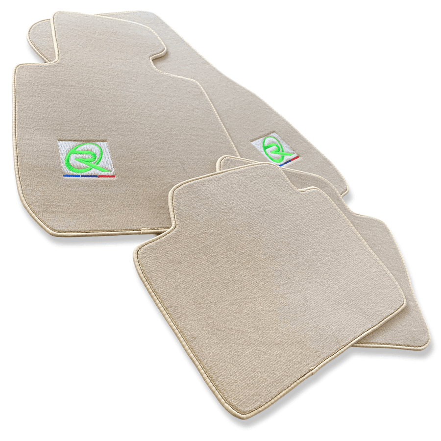 Beige Mats For BMW M8 F91 Convertible Tailored Set Perfect Fit - AutoWin
