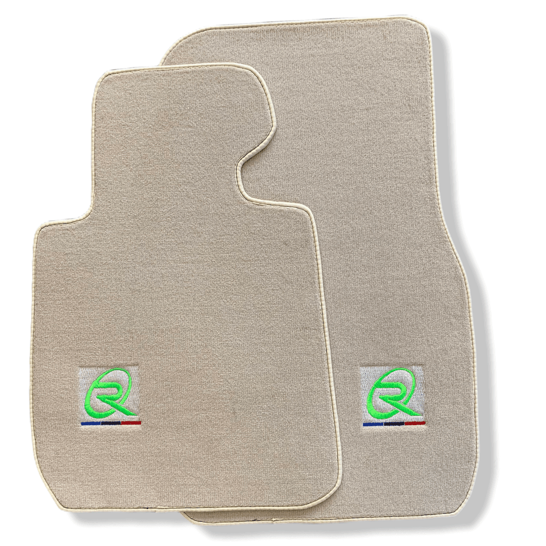 Beige Mats For BMW M8 F91 Convertible Tailored Set Perfect Fit - AutoWin