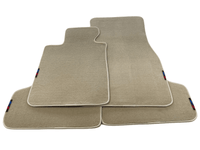 Beige Mats For BMW M8 F93 4-door Gran Coupe With M Package - AutoWin