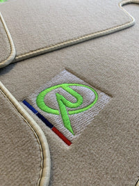 Beige Mats For BMW X5M F85 SUV Tailored Set Perfect Fit - AutoWin