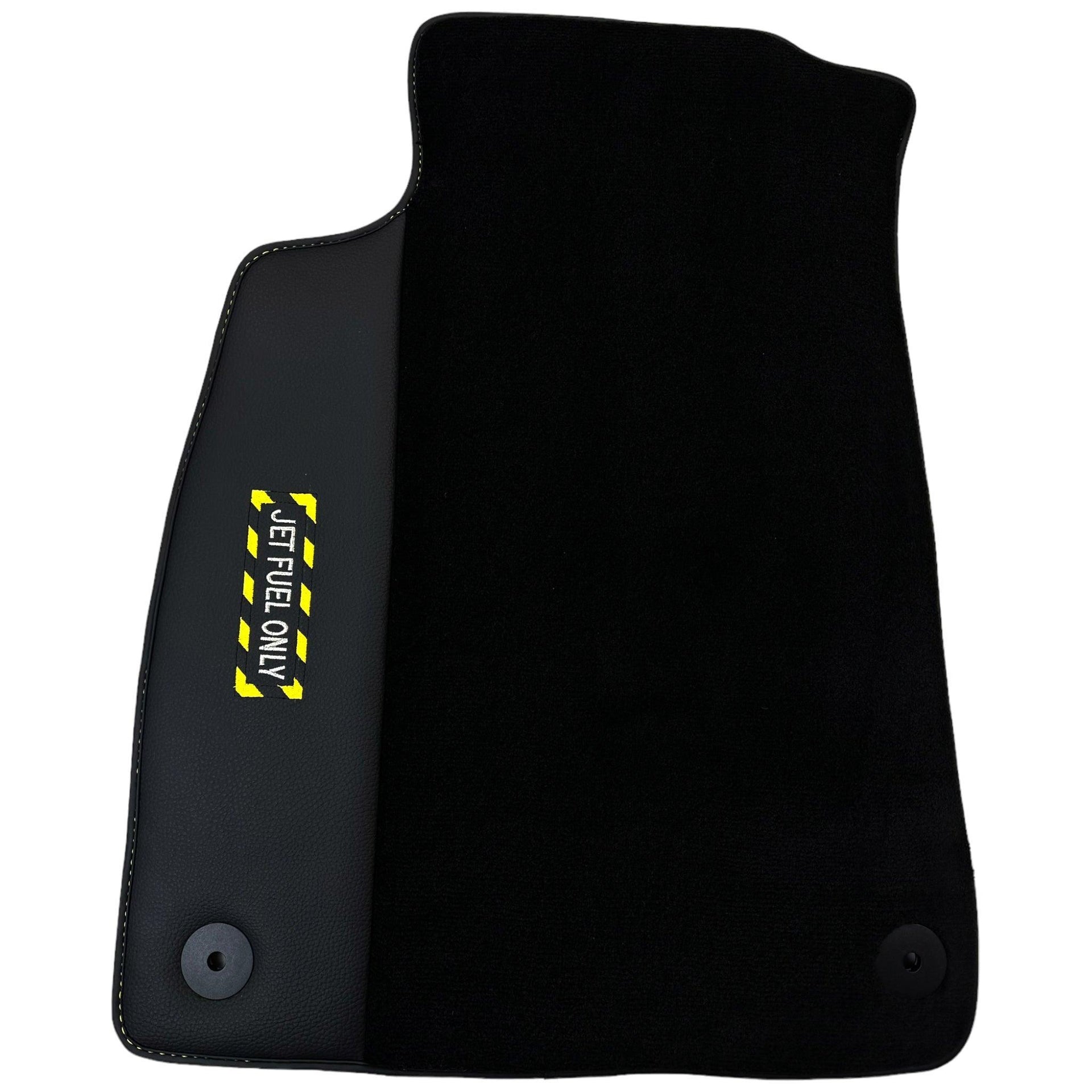 Black Floor Mats for Audi A3 - 3-door Hatchback (2003-2012) | Fighter Jet Edition - AutoWin