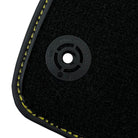 Black Floor Mats for Audi A3 - 5-door Sportback (2021 - 2024) | Fighter Jet Edition - AutoWin