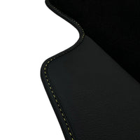 Black Floor Mats for Audi A5 - F57 Convertible (2020-2023) | Fighter Jet Edition - AutoWin