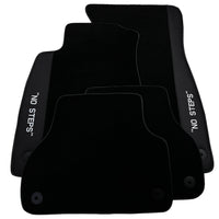 Black Floor Mats for Audi A6 - C6 Allroad Quattro Facelift (2008-2011) | No Steps - AutoWin
