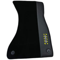 Black Floor Mats for Audi A6 - C6 Sedan Long (2004-2008) | Fighter Jet Edition - AutoWin