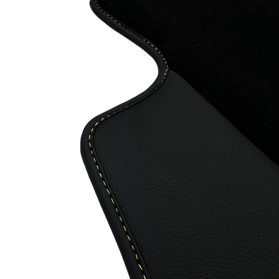 Black Floor Mats for Audi A8 D5 Long (2017-2023) | Fighter Jet Edition - AutoWin