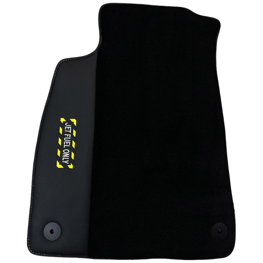 Black Floor Mats for Audi Q7 4L (2006-2015) | Fighter Jet Edition - AutoWin