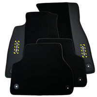 Black Floor Mats for Audi Q8 e-tron (2023-2025) | Fighter Jet Edition - AutoWin