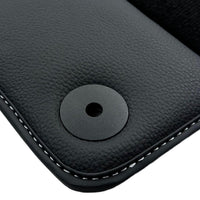 Black Floor Mats For Bentley Flying Spur (2013-2019) with Leather - AutoWin