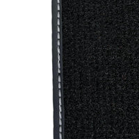 Black Floor Mats For Bentley Mulsanne (2010-2020) with Leather - AutoWin