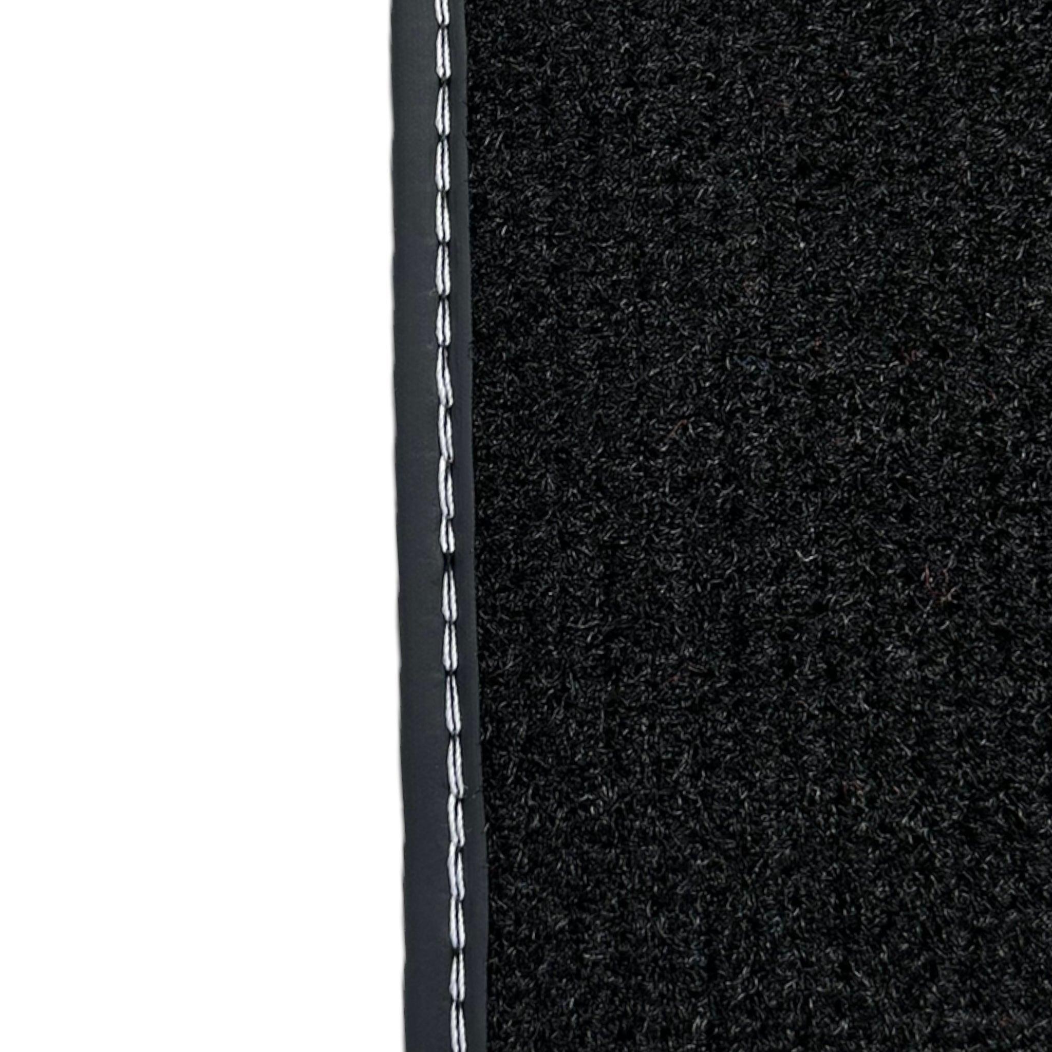 Black Floor Mats For Bentley Mulsanne (2010-2020) with Leather - AutoWin