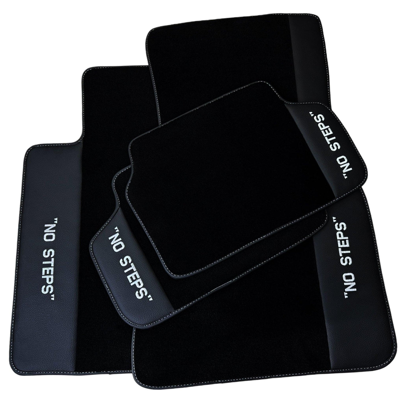 Black Floor Mats For BMW 1 Series E87 No Steps Edition - AutoWin