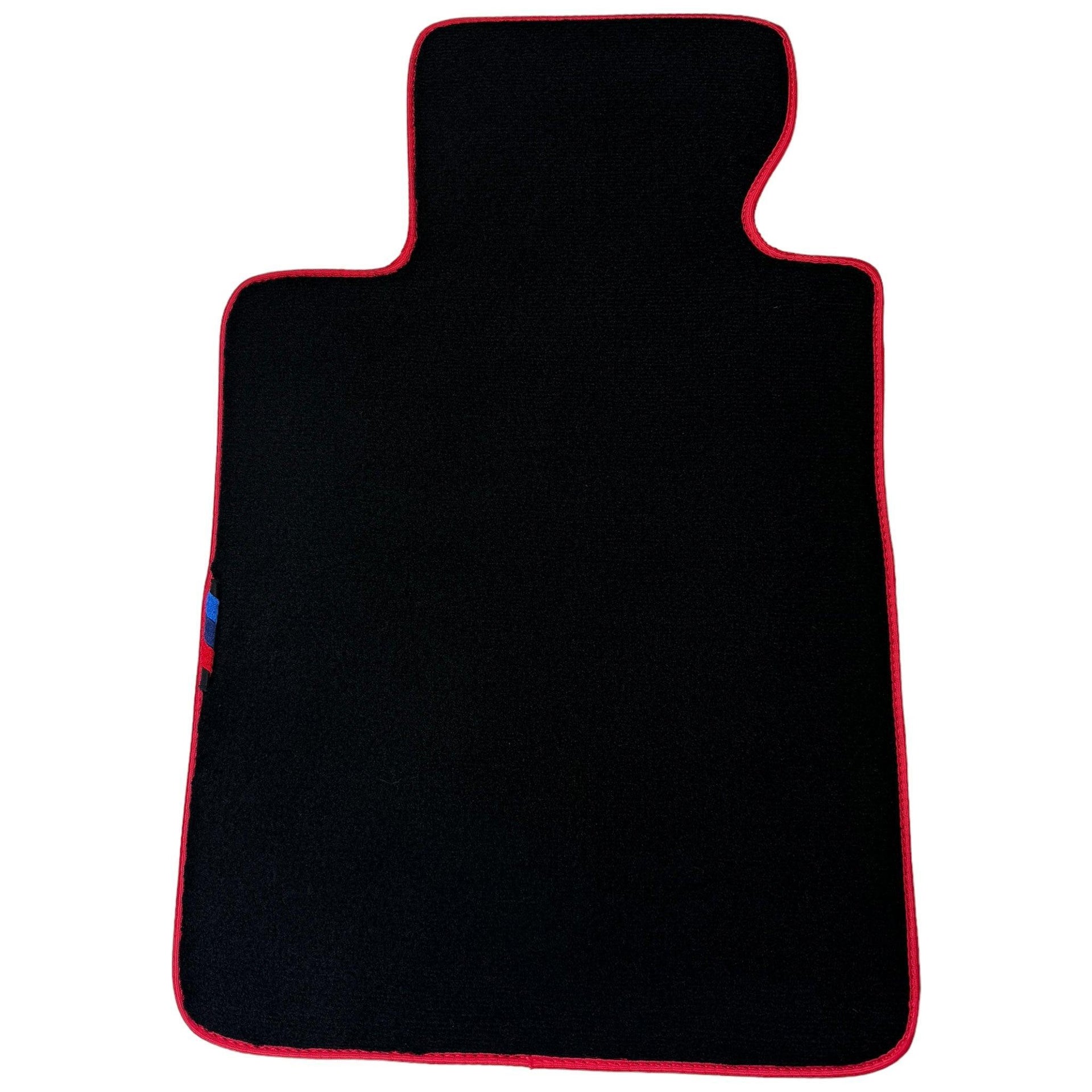 Black Floor Mats For BMW 2 Series F22 | Red Trim - AutoWin