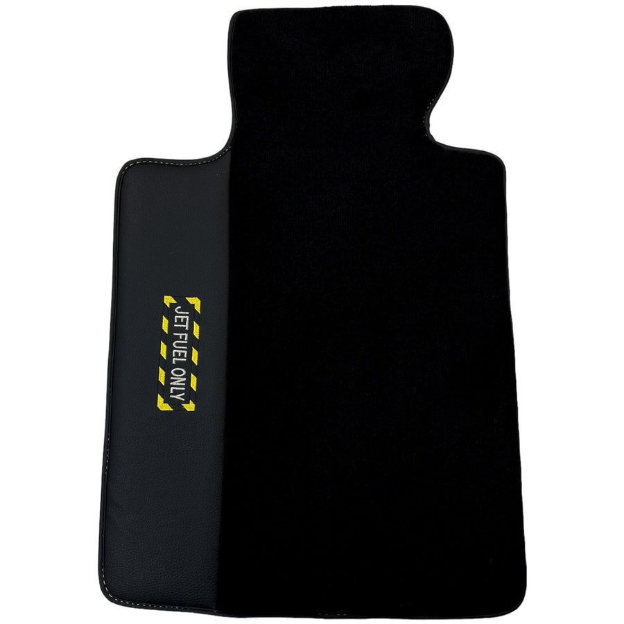 Black Floor Mats For BMW 3 Series E93 | Fighter Jet Edition Brand - AutoWin