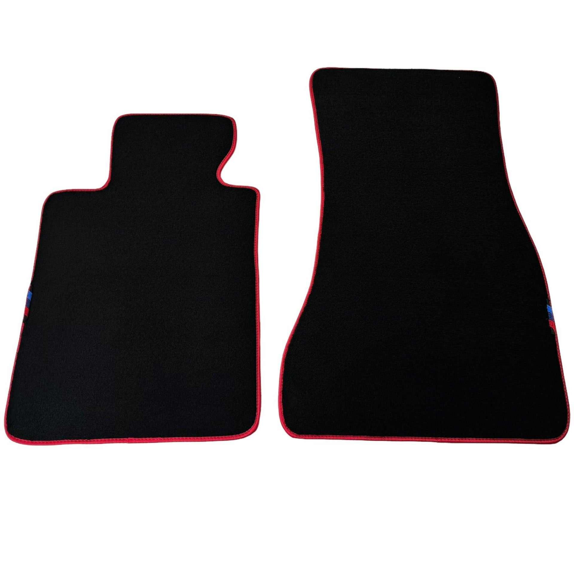 Black Floor Mats For BMW 3 Series F30 | Red Trim - AutoWin