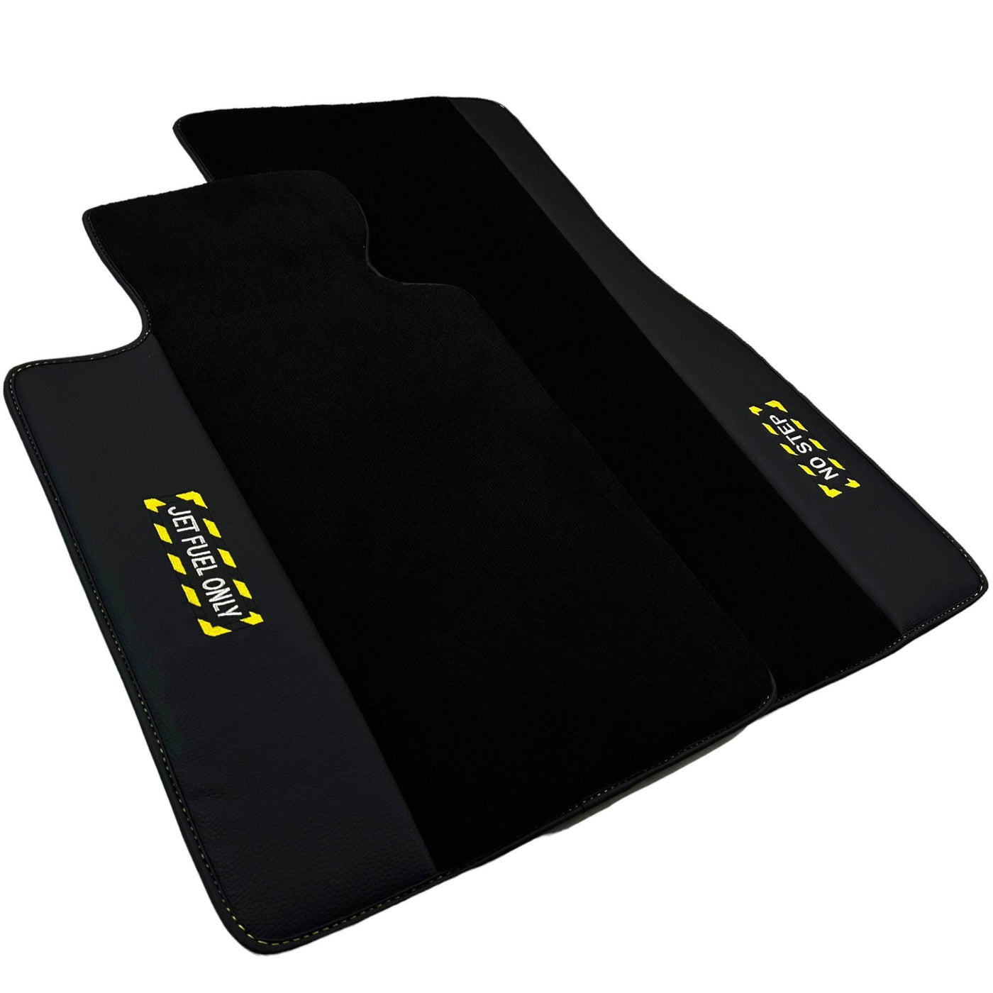 Black Floor Mats For BMW 5 Series E39 | Fighter Jet Edition - AutoWin