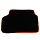 Black Floor Mats For BMW 8 Series Gran Coupe G16 | Orange Trim AutoWin Brand - AutoWin