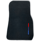 Black Floor Mats For BMW 8 Series Gran Coupe G16 With Color Stripes Tailored Set Perfect Fit - AutoWin