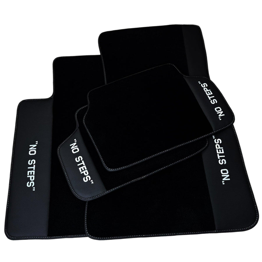 Black Floor Mats For BMW M8 Series Convertible F91 No Steps Edition AutoWin Brand - AutoWin