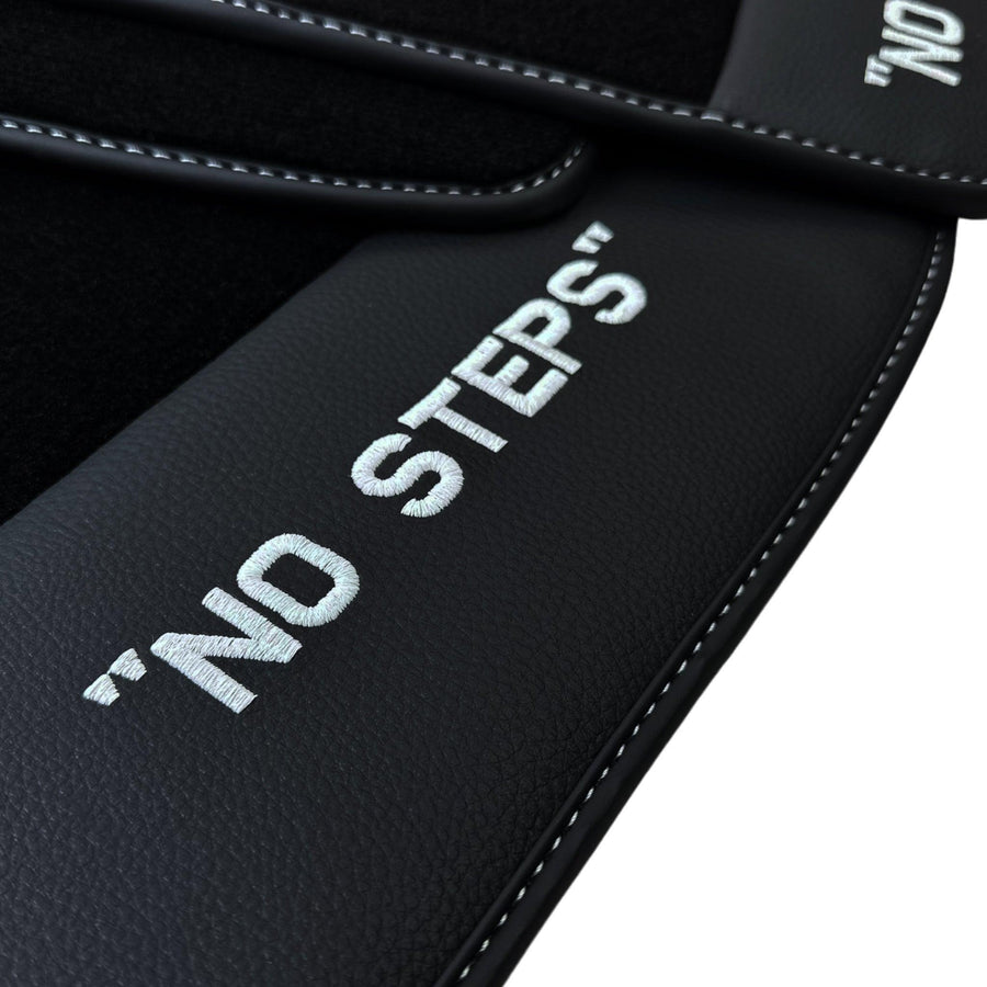Black Floor Mats For BMW M8 Series Convertible F91 No Steps Edition AutoWin Brand - AutoWin