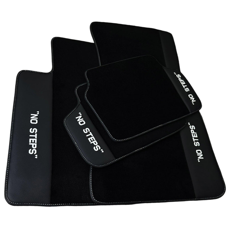 Black Floor Mats For BMW M8 Series Convertible F91 No Steps Edition AutoWin Brand - AutoWin