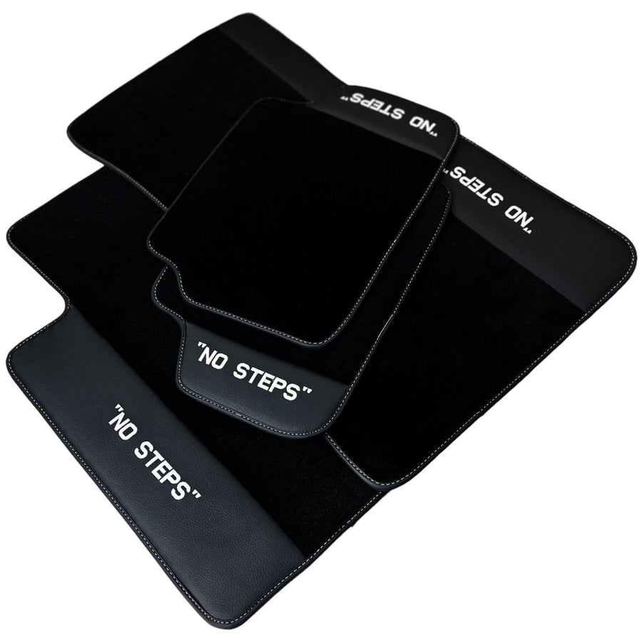 Black Floor Mats For BMW X4M Series F98 No Steps Edition - AutoWin