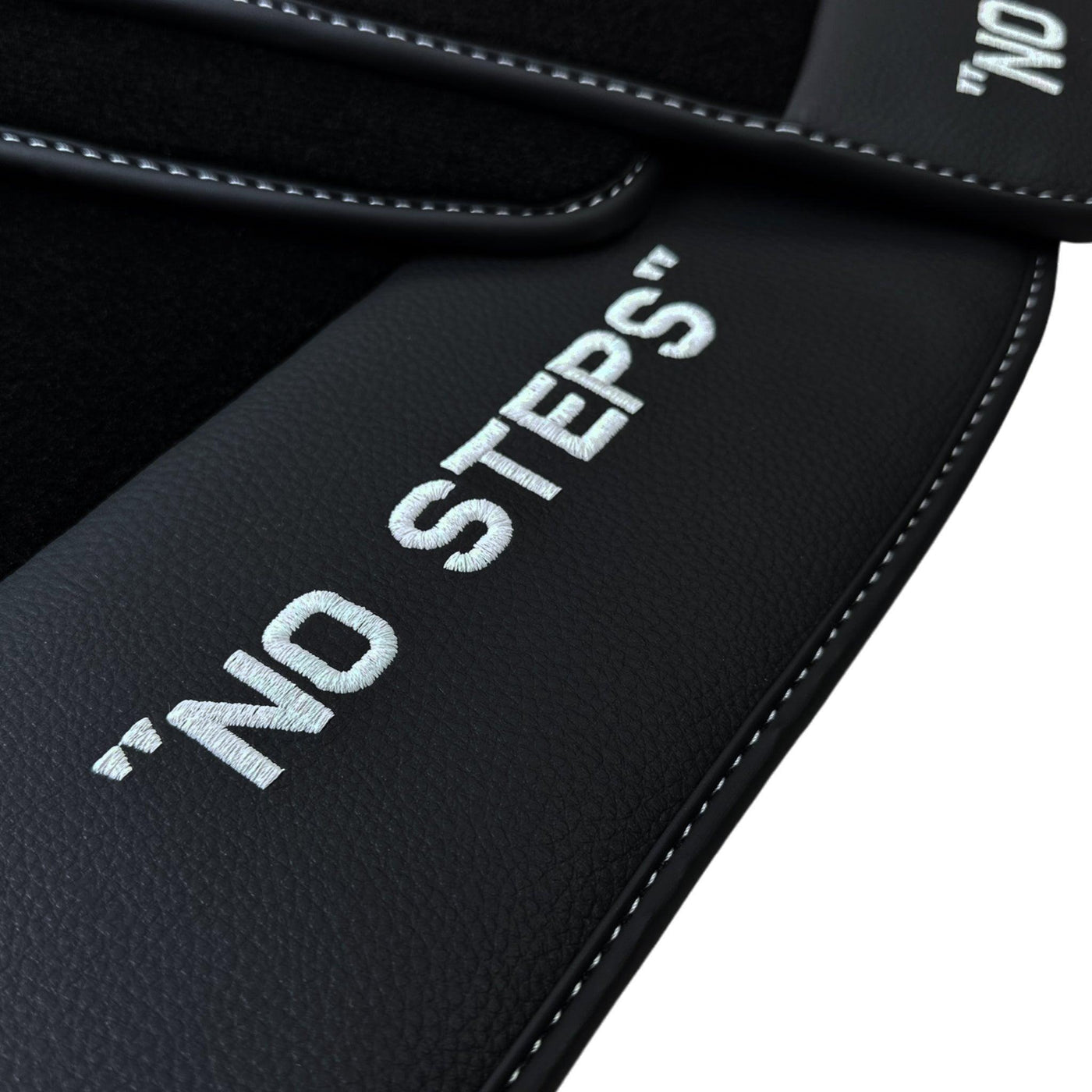 Black Floor Mats For BMW X6 Series E71 No Steps Edition - AutoWin