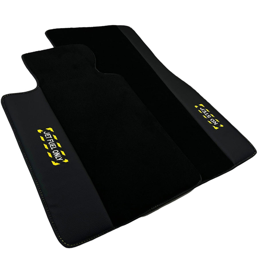 Black Floor Mats for BMW iX (2022-2024) | Fighter Jet Edition - AutoWin