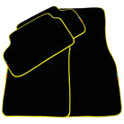 Black Floor Mats for BMW iX (2022-2024) | Yellow Trim - AutoWin