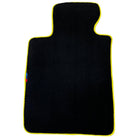 Black Floor Mats for BMW iX (2022-2024) | Yellow Trim - AutoWin