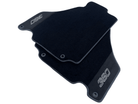 Black Floor Mats For Ferrari 360 Modena 1999-2005 With Alcantara Leather - AutoWin