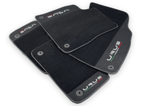 Black Floor Mats For Lamborghini Urus With Alcantara Leather - AutoWin