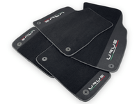 Black Floor Mats For Lamborghini Urus With Alcantara Leather - AutoWin