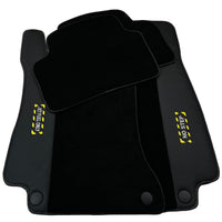 Black Floor Mats For Mercedes Benz C-Class S205 Wagon Facelift (2018-2023) Hybrid | Fighter Jet Edition - AutoWin