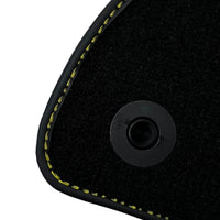 Black Floor Mats For Mercedes Benz C-Class S205 Wagon Facelift (2018-2023) Hybrid | Fighter Jet Edition - AutoWin