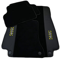 Black Floor Mats For Mercedes Benz E-Class W210 Sedan 4Matic (1995-2002) | Fighter Jet Edition - AutoWin